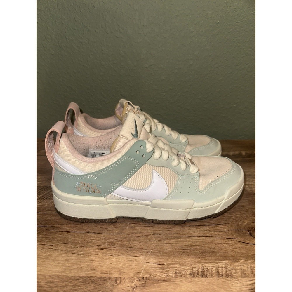 Nike Dunk Low Women Size 7 DM6866-210 Disrupt Dandy Dandelions Dunks - Picture 2 of 11